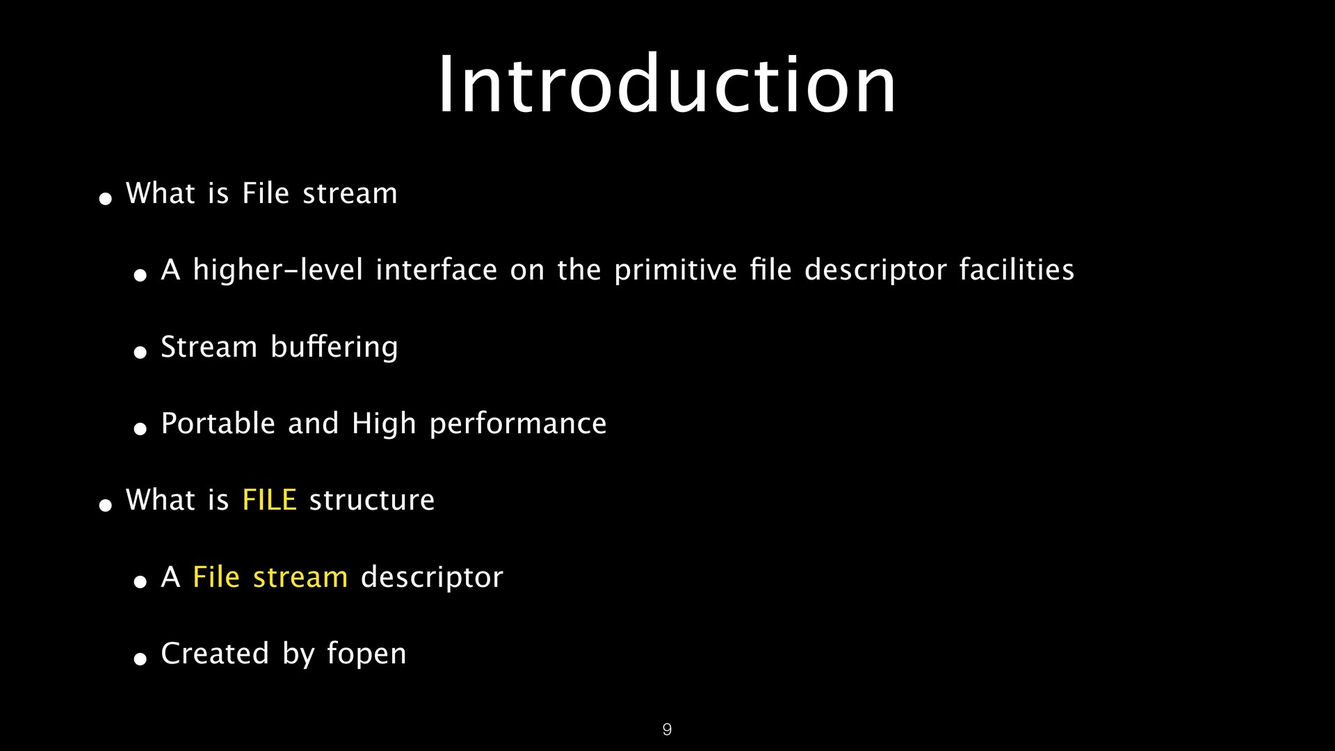 FILE Structures page 9
